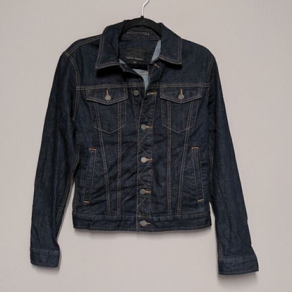 Banana Republic Dark Wash Denim Jacket - Picture 1 of 7
